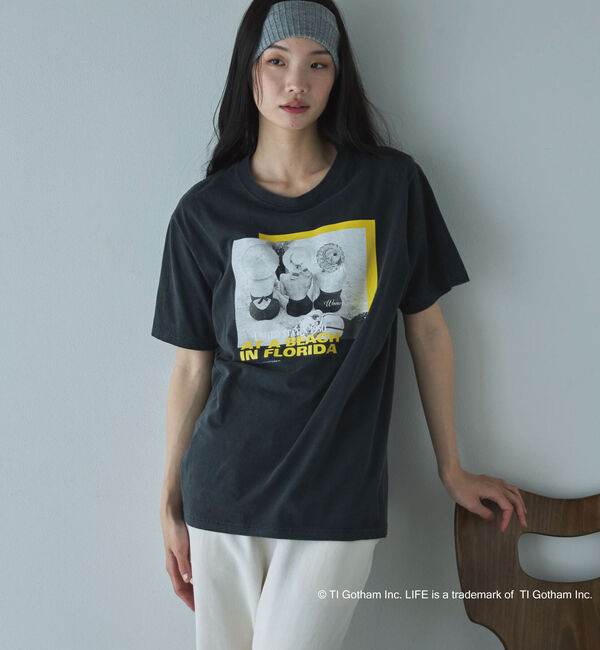 Doux archives「【GOOD ROCK SPEED】LIFE PC/フォトTEE」|Tシャツ・カットソー|BLACK