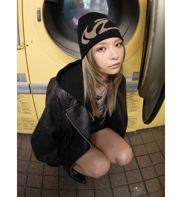 MURUA「【MURUA&times;NEW ERA】M LOGOビーニー」|ニット帽|