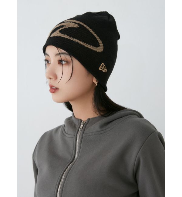 MURUA「【MURUA&times;NEW ERA】M LOGOビーニー」|ニット帽|ブラック