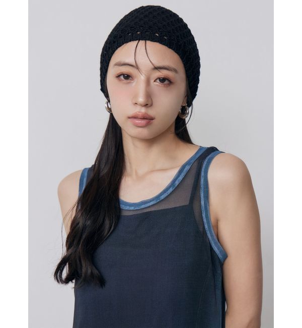 MURUA「クロシェビーニー」|ニット帽|
