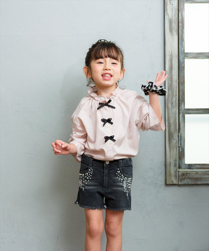 BACKYARD FAMILY「Rora シュシュ キッズ 通販 ローラ ドナ 髪飾り お団子 ヘアゴム ポニーテール 女の子」|ヘアゴム・シュシュ|