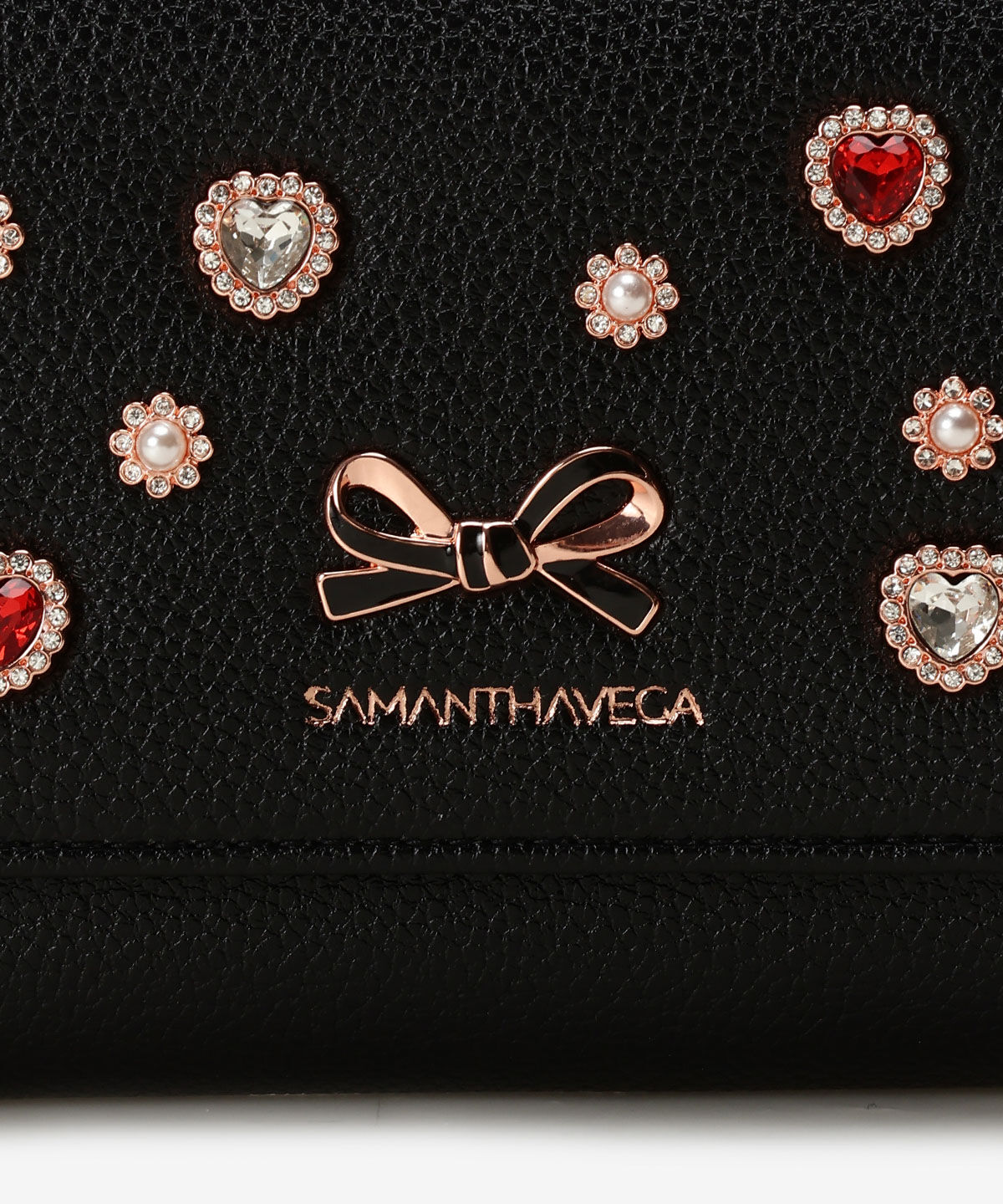 Samantha Vega「ハートビジュー折財布」|財布|