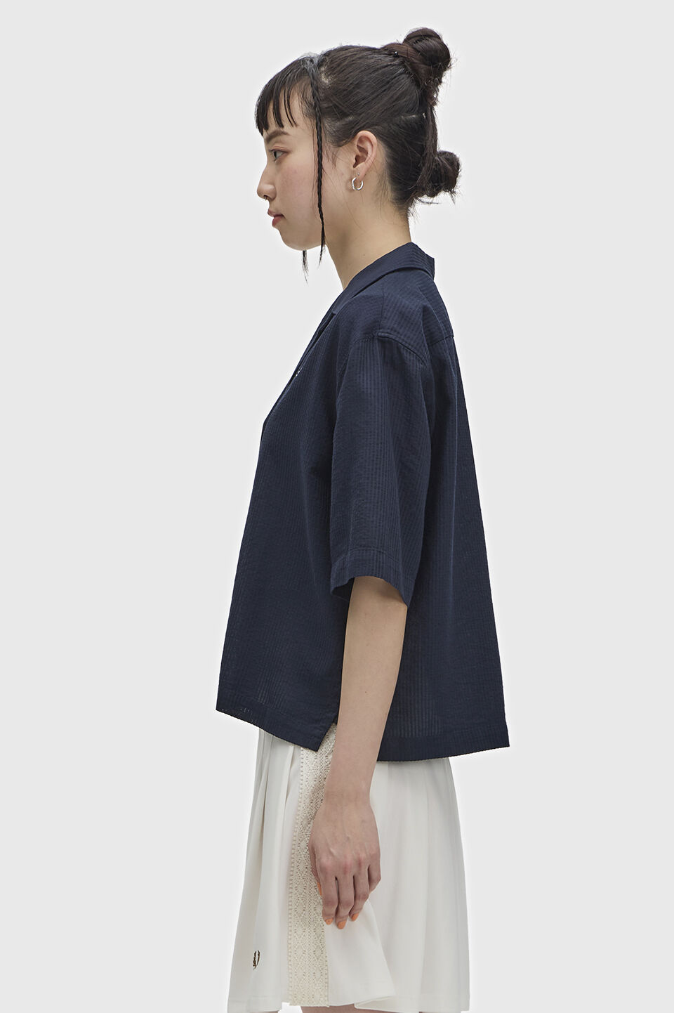 Sheer Stripe Shirt ／シアーストライプシャツ（FRED PERRY ）｜ルミネ