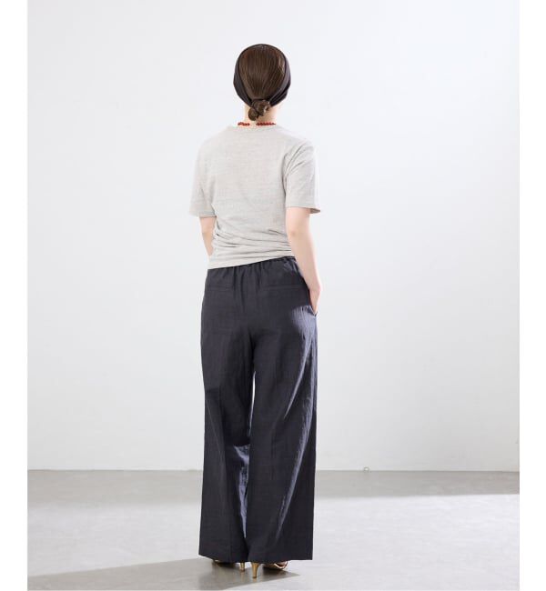 IENA「BLACK COTE D'AZUR ロゴTシャツ」|Tシャツ・カットソー|