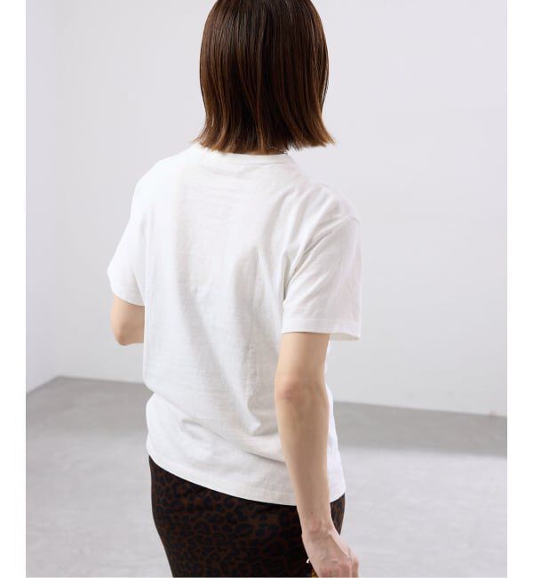 IENA「BLACK COTE D'AZUR ロゴTシャツ」|Tシャツ・カットソー|