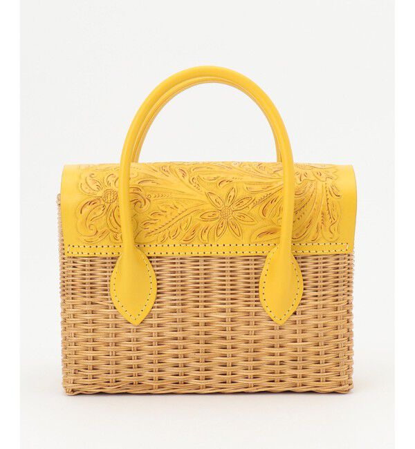  「Carving Basket MS」|かごバッグ|