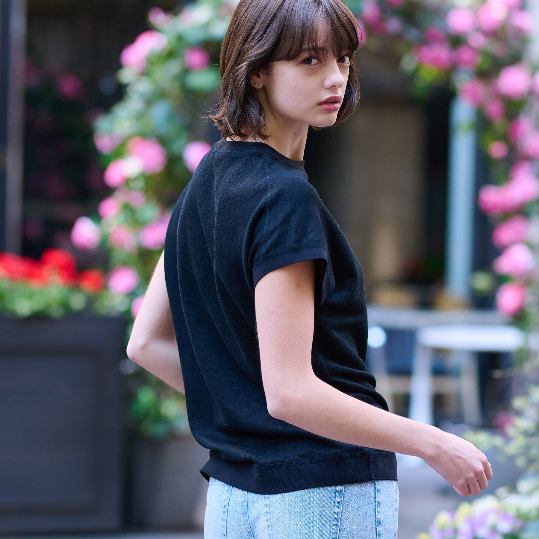 DRESSTERIOR「【毎年人気！／ウォッシャブル】リネン裏毛フレンチプルオーバー」|Tシャツ・カットソー|