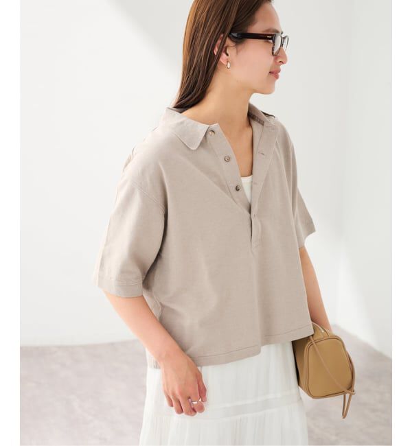 FRAMeWORK「LOEFF/ロエフ 別注リネンコットンポロシャツ」|Tシャツ・カットソー|