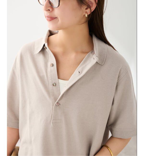 FRAMeWORK「LOEFF/ロエフ 別注リネンコットンポロシャツ」|Tシャツ・カットソー|