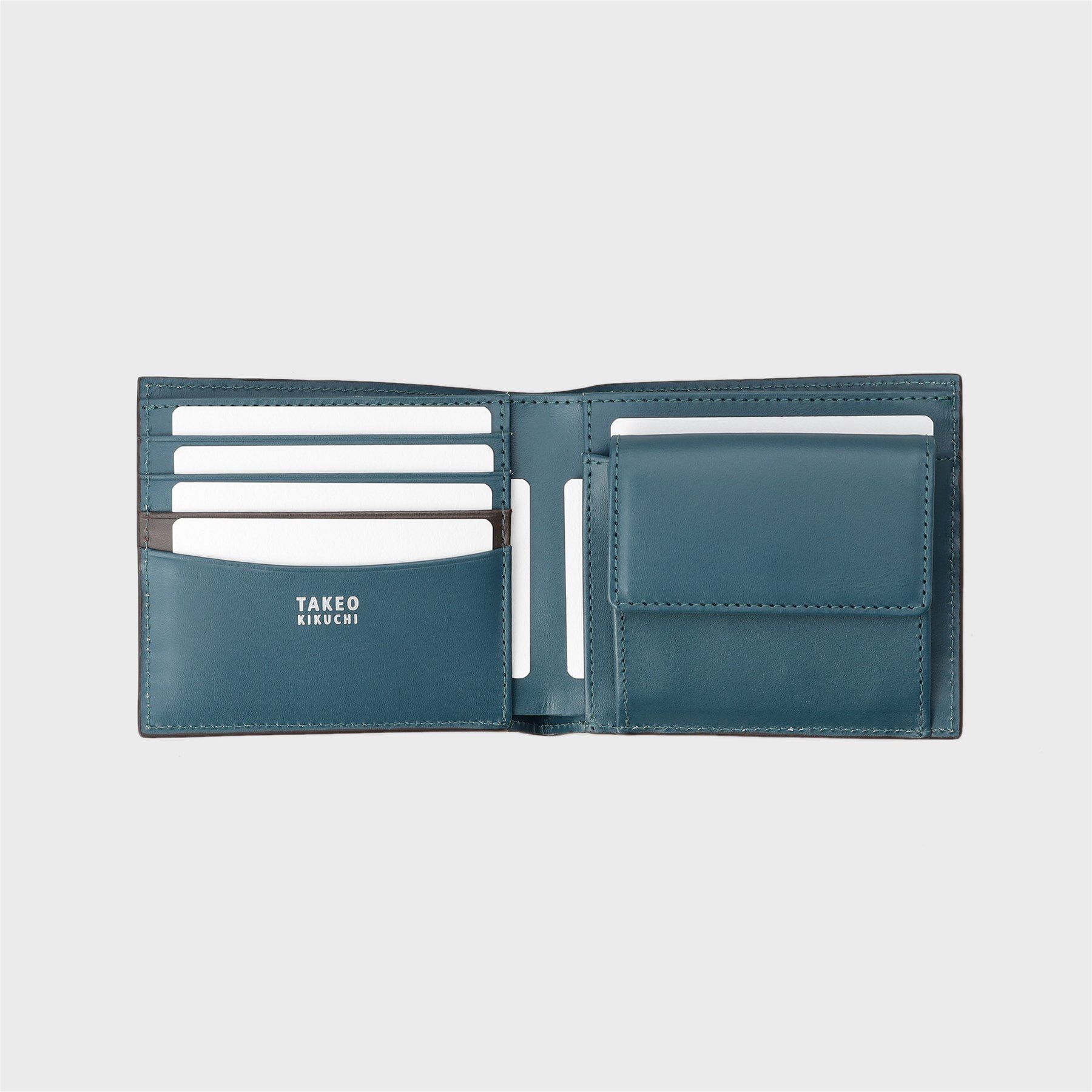 TAKEO KIKUCHI「【NEW レザーリップルシリーズ】バイフォールド ウォレット」|財布|