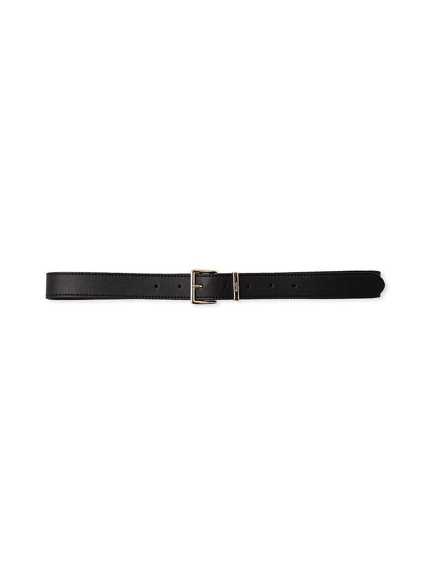 SNIDEL「ベーシックレザーベルト」|ベルト|BLK