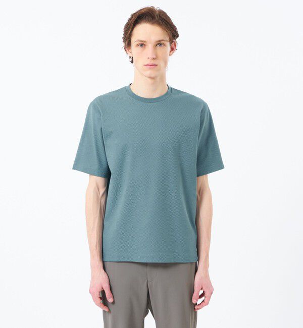 MACKINTOSH PHILOSOPHY「クルーネックTシャツ リンクスチェック」|Tシャツ・カットソー|