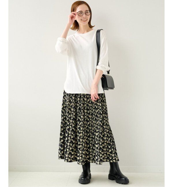 JOURNAL STANDARD relume「《追加4》USAコットンロングラウンドプルオーバー」|Tシャツ・カットソー|