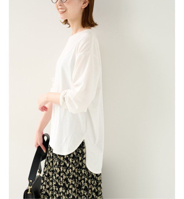 JOURNAL STANDARD relume「《追加4》USAコットンロングラウンドプルオーバー」|Tシャツ・カットソー|