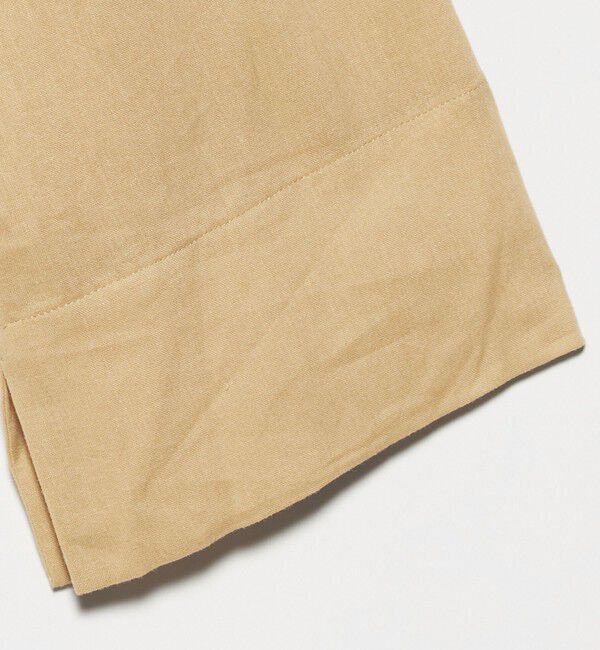BEAUTY&YOUTH UNITED ARROWS「麻ブレンド フロントリボン ティアード シャツ ウォッシャブル」|シャツ・ブラウス|