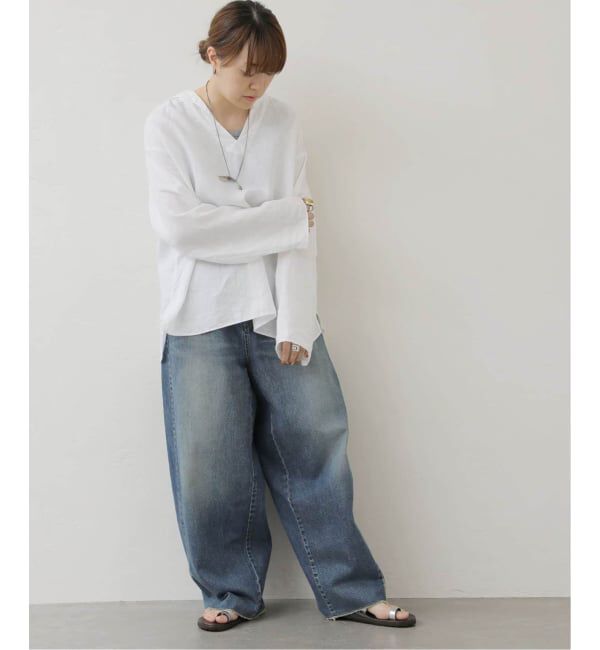 journal standard luxe「《予約》ソフトリネン セーラーシャツ」|シャツ・ブラウス|