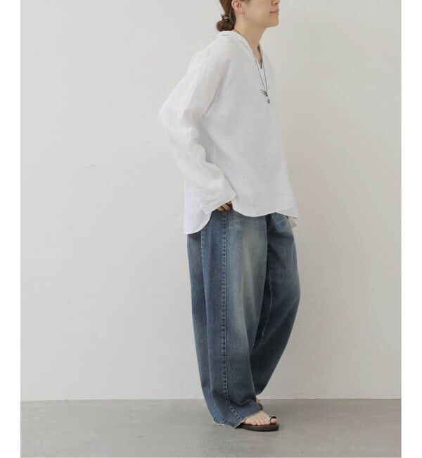 journal standard luxe「《予約》ソフトリネン セーラーシャツ」|シャツ・ブラウス|