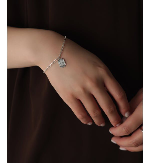Spick and Span「【SAMH by LILAS】 フレンチタイルチェーンブレスレット SV」|ブレスレット・バングル|