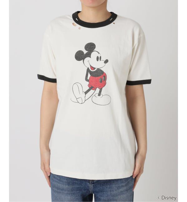 Spick and Span「《別注 / 予約》GOOD ROCK SPEED / ダメージ / ミッキー / リンガーT」|Tシャツ・カットソー|
