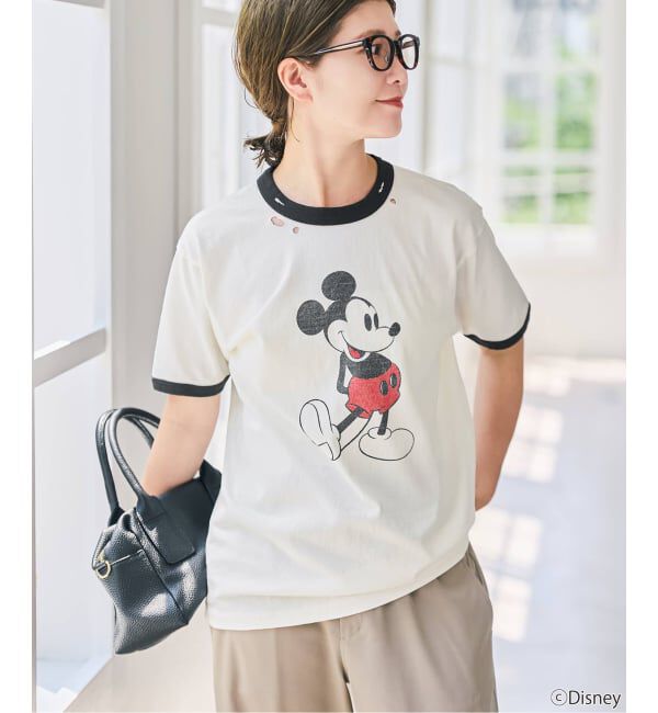 Spick and Span「《別注 / 予約》GOOD ROCK SPEED / ダメージ / ミッキー / リンガーT」|Tシャツ・カットソー|