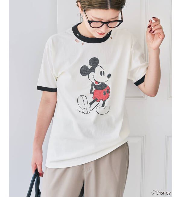 Spick and Span「《別注 / 予約》GOOD ROCK SPEED / ダメージ / ミッキー / リンガーT」|Tシャツ・カットソー|