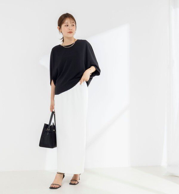 NOLLEY'S「【WEB限定】ウォッシャブルジョーゼットコクーンブラウス」|シャツ・ブラウス|