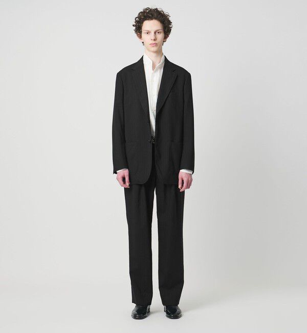 UNITED ARROWS「＜District＞ウォッシュド トロピカルウール シングル 2ボタン テーラードジャケット」|テーラードジャケット|
