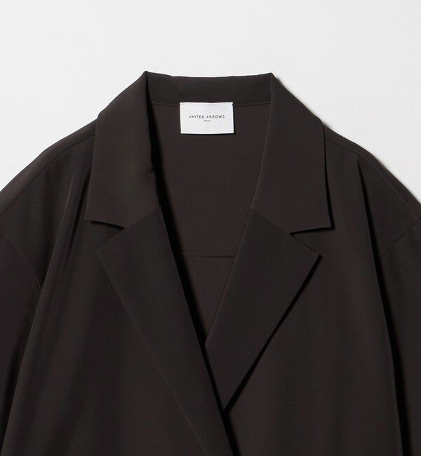 UNITED ARROWS「ツイル ハーフスリーブ シャツ ジャケット ‐ストレッチ 防シワ 接触冷感‐」|シャツ・ブラウス|