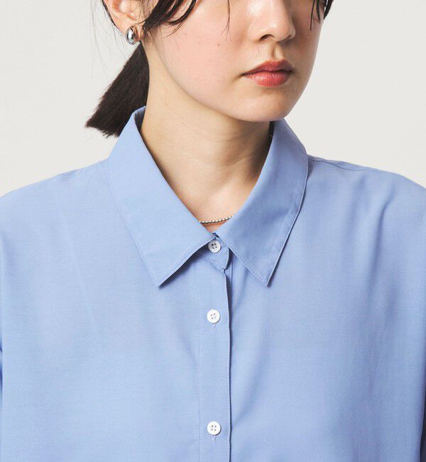 UNITED ARROWS green label relaxing「【WEB限定】＜at ease＞スソ レース ブラウス UVカット 通気性」|シャツ・ブラウス|