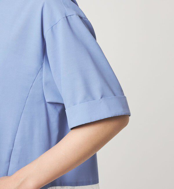 UNITED ARROWS green label relaxing「【WEB限定】＜at ease＞スソ レース ブラウス UVカット 通気性」|シャツ・ブラウス|