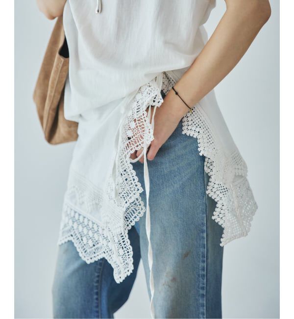 Plage「《予約》Cotton lace スカーフ」|バンダナ・スカーフ|
