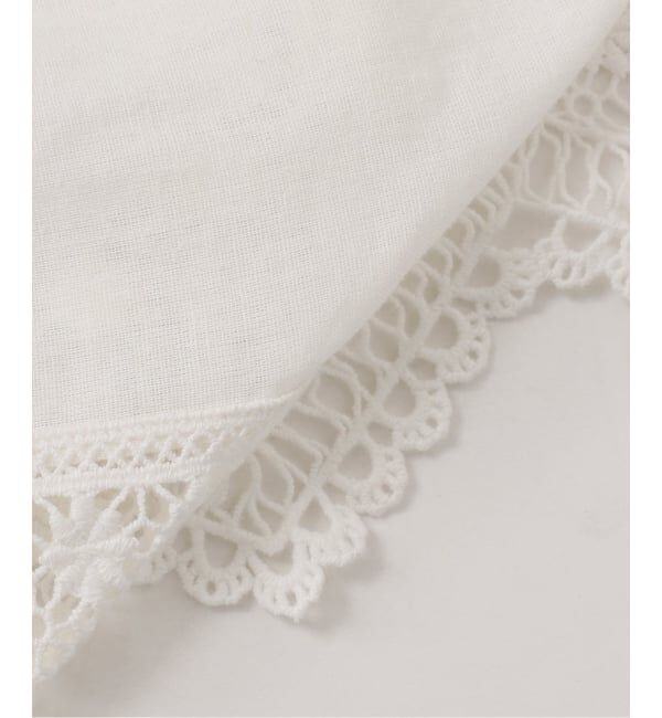 Plage「《予約》Cotton lace スカーフ」|バンダナ・スカーフ|