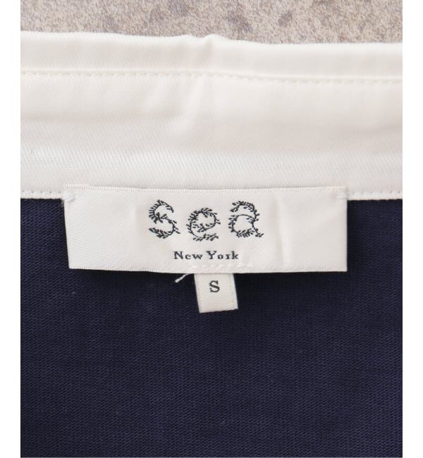 IENA LA BOUCLE「SEA NEW YORK シー ニューヨーク EMB RUGBY シャツ SS26-0005」|Tシャツ・カットソー|