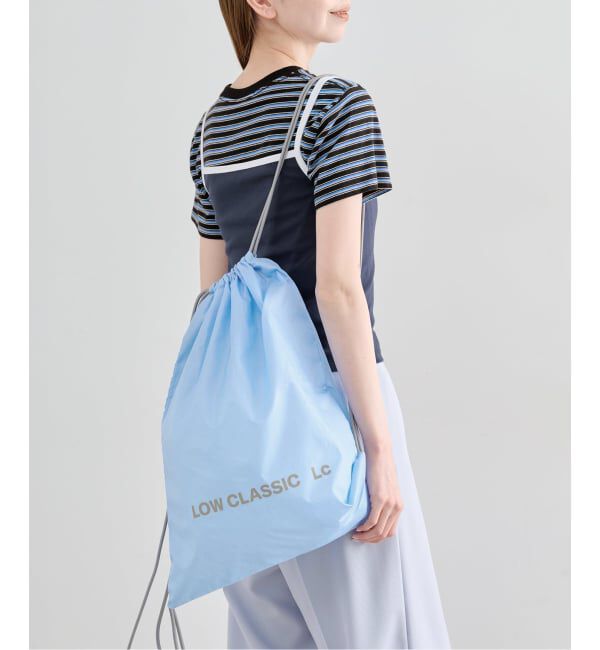 U by SPICK&SPAN「LOW CLASSIC Lc / ロウ クラシック エルシー DRAWSTRING BAG」|リュック|ブルー A