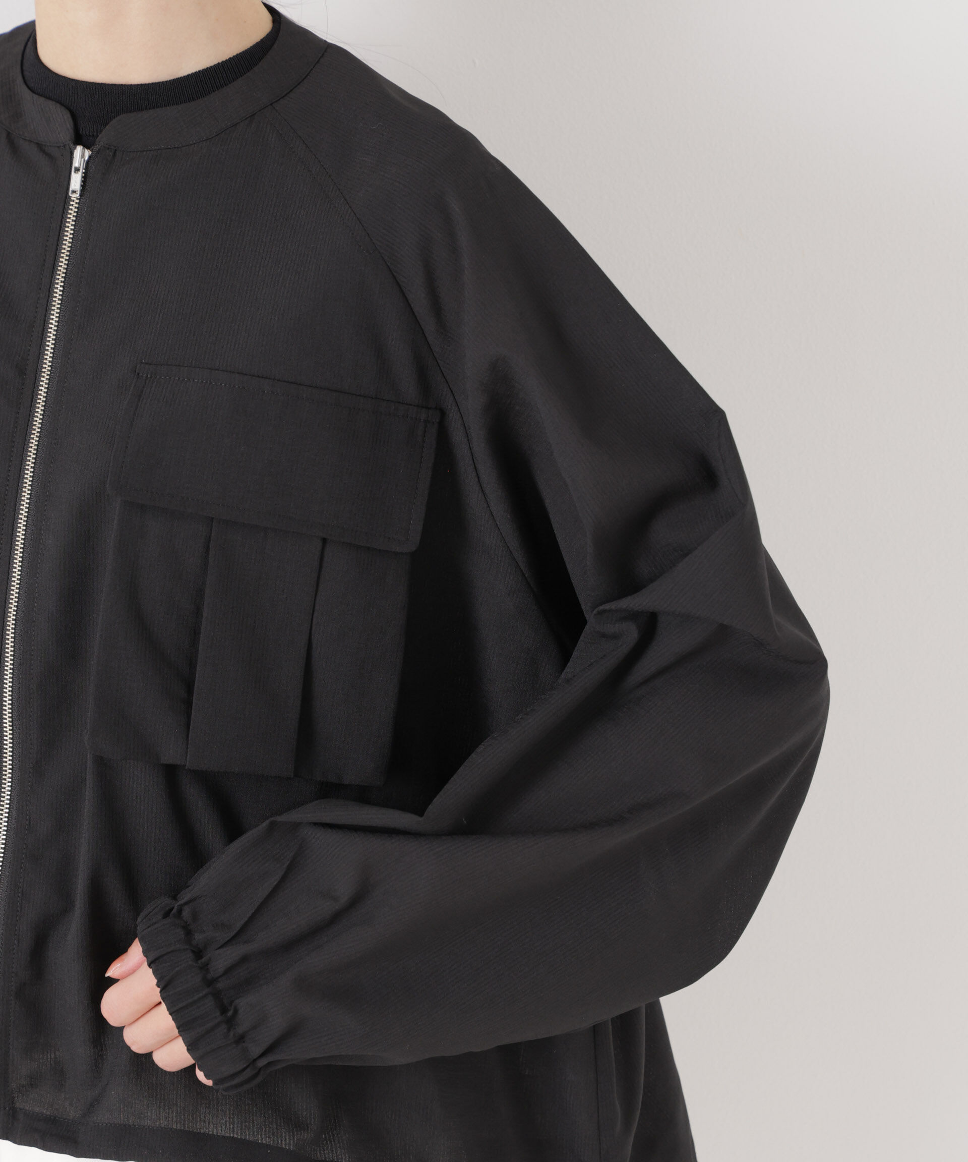 nano･universe「シアードルマンドロストブルゾン」|ブルゾン・スタジャン|