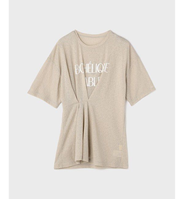 GRACE CONTINENTAL「タックロゴTシャツ」|Tシャツ・カットソー|