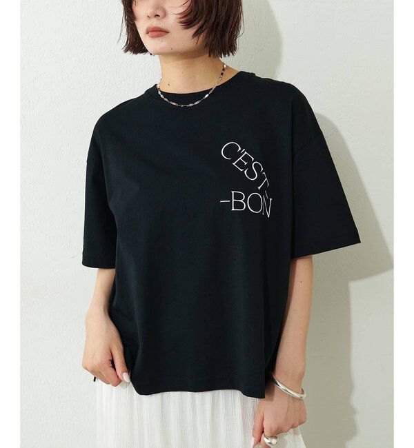  「【Drawing Numbers】セボンTシャツ」|Tシャツ・カットソー|ブラック