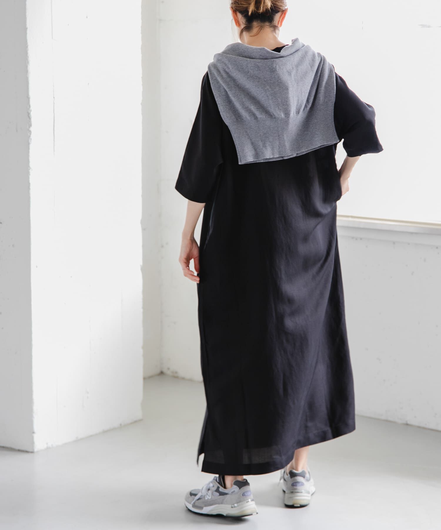 URBAN RESEARCH DOORS「『一部WEB限定カラー』FORK&SPOON　リネン混プルオーバーワンピース」|ワンピース|
