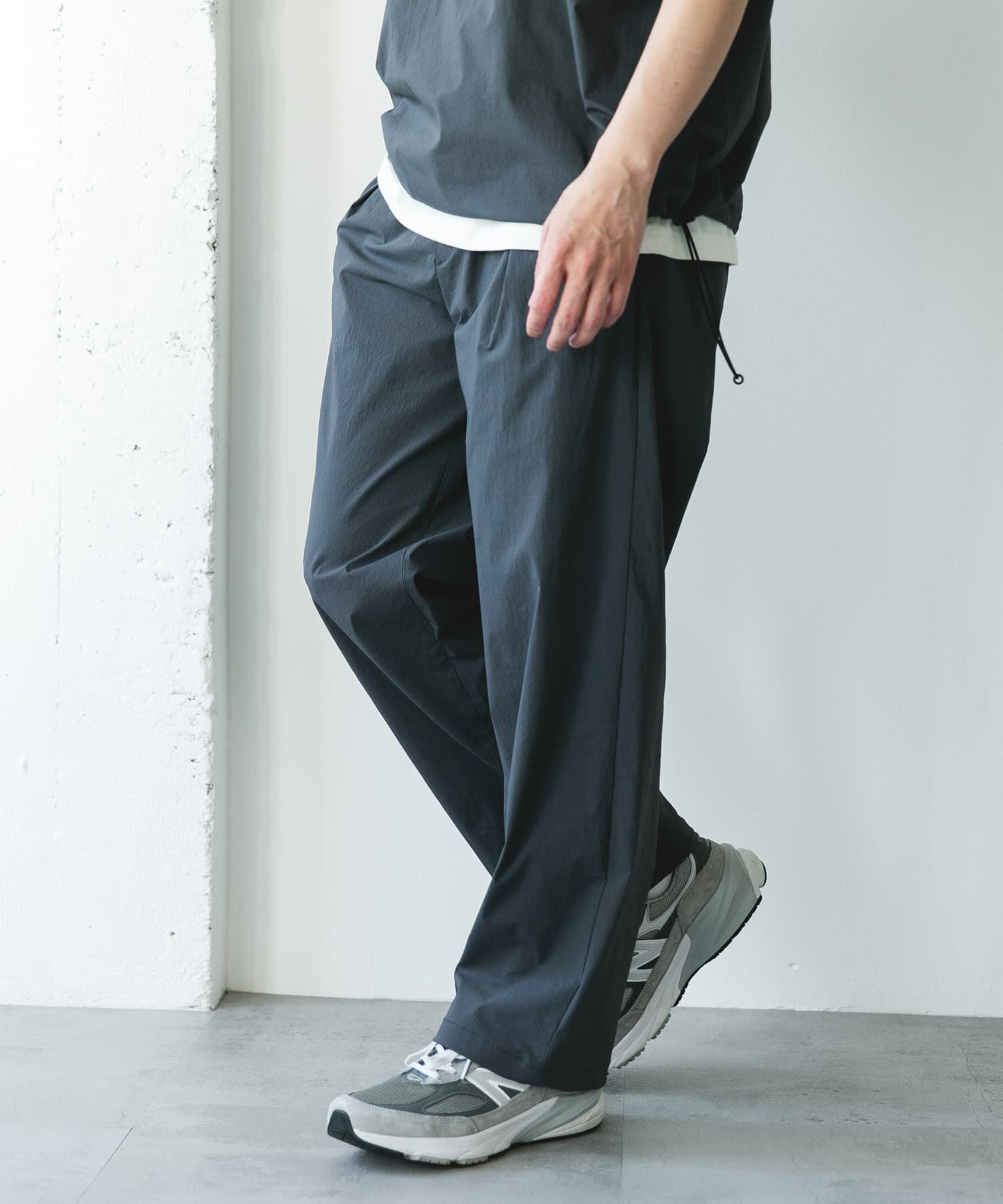 URBAN RESEARCH DOORS「『UVカット/接触冷感/吸水速乾』ストレッチクロスイージーパンツ」|その他|