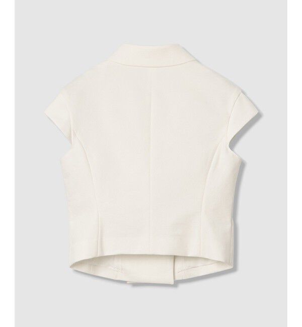 LOULOU WILLOUGHBY「【LOULOU WILLOUGHBY】ポンチテーラードジレトップス」|Tシャツ・カットソー|