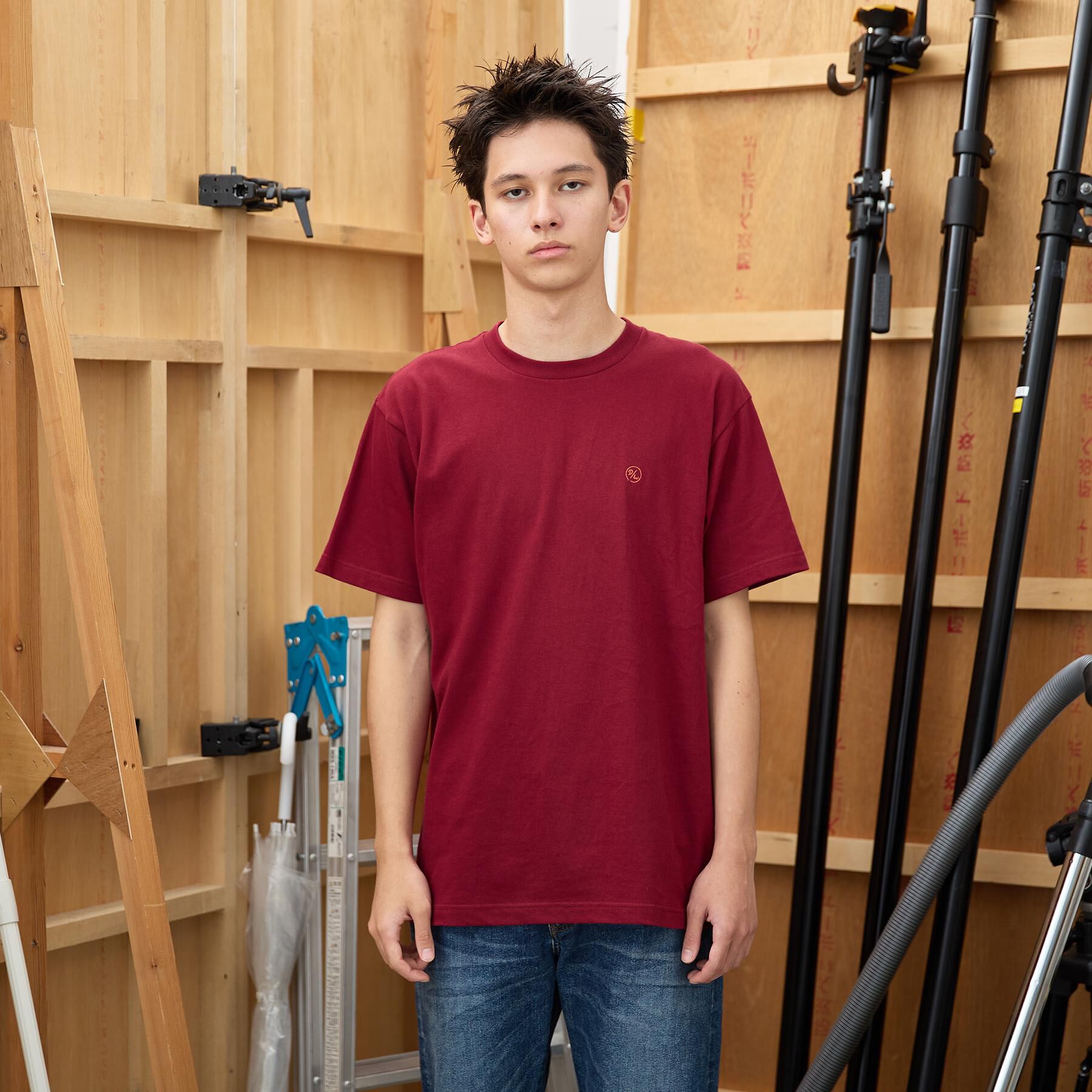 TAKEO KIKUCHI「【LIMITED】10colors ワンポイントロゴTシャツ」|Tシャツ・カットソー|ボルドー(064)