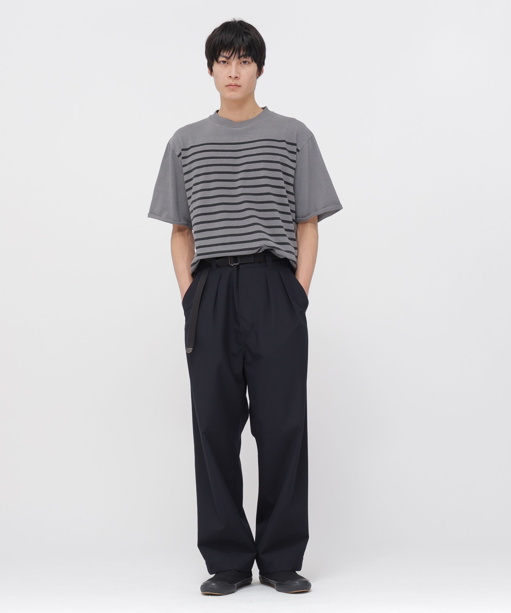 MHL.「BELGIAN LINEN COTTON JERSEY TOP」|Tシャツ・カットソー|