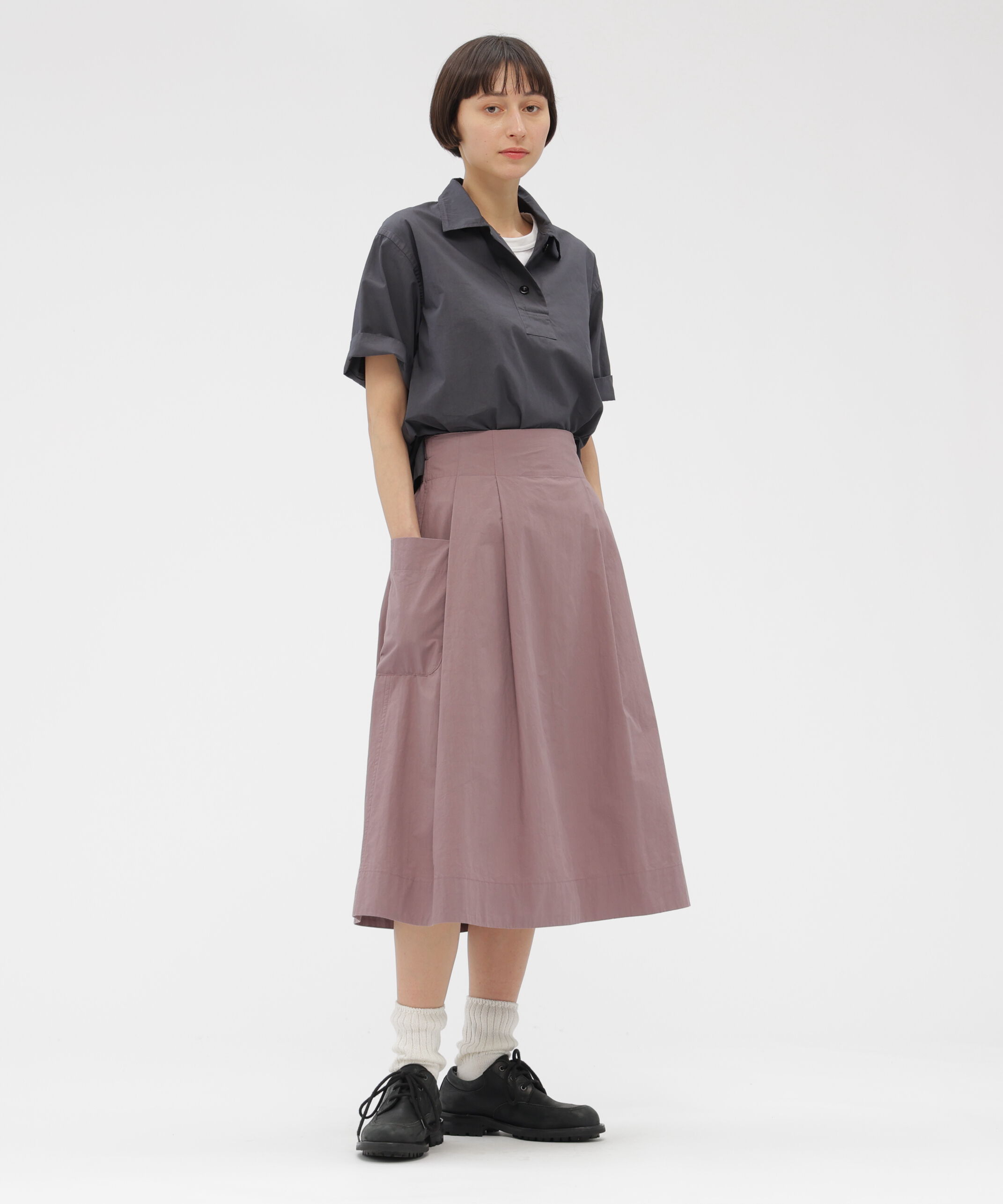 MHL.「COMPACT COTTON POPLIN SHIRT」|シャツ・ブラウス|