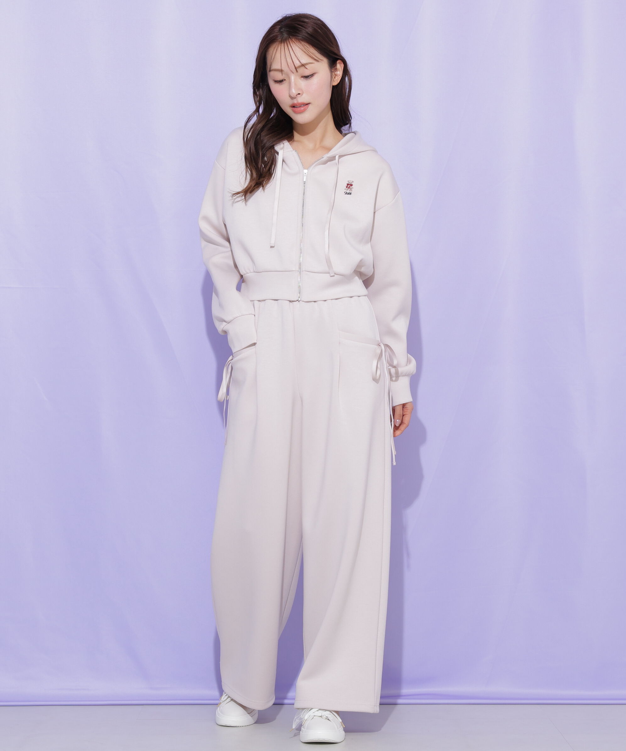  「＜BEARシリーズ＞ワンポイント刺繍パーカー」|Tシャツ・カットソー|