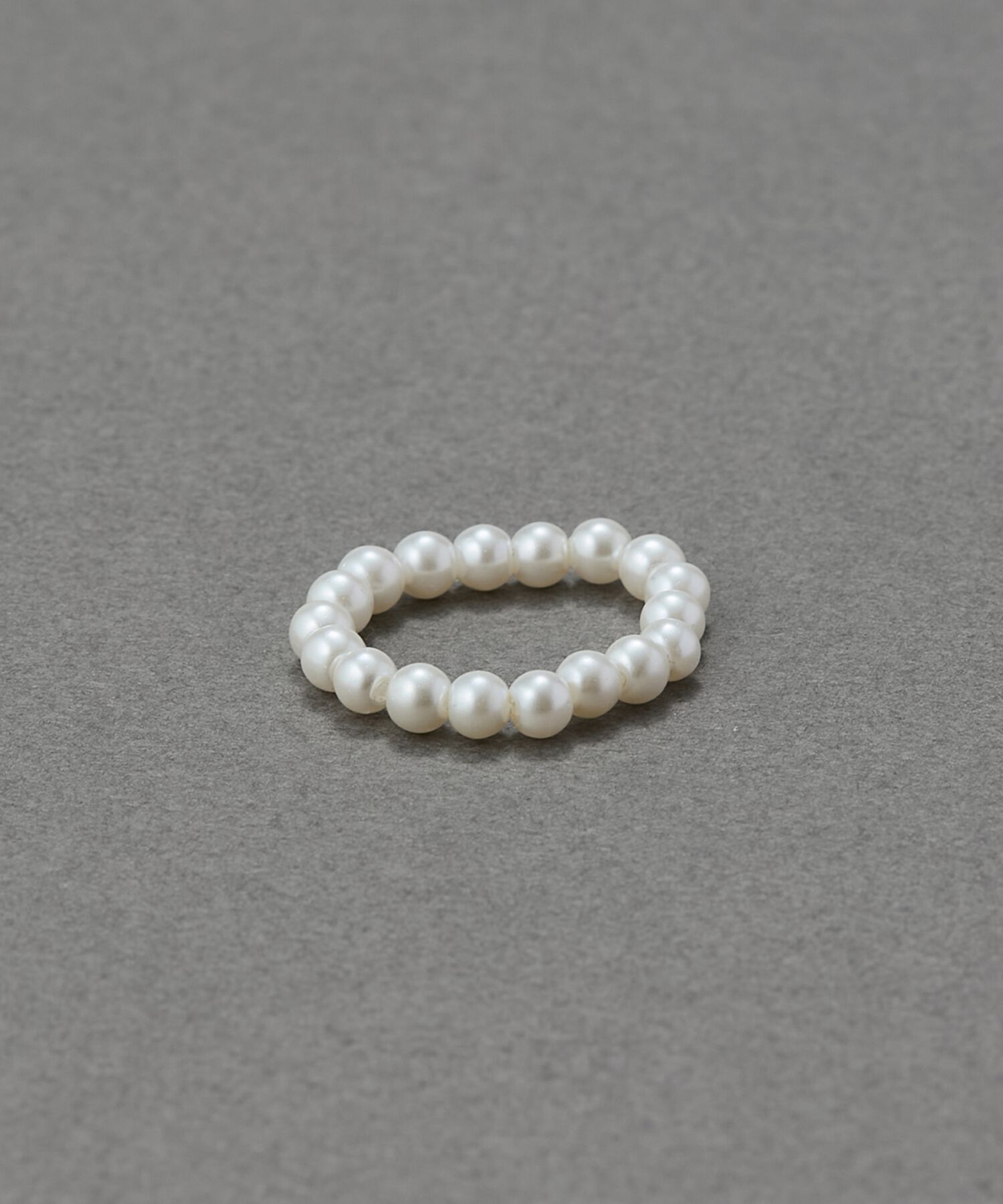 Phoebe「【伸びるリング】バブルフィットリング　パール3mm」|リング|