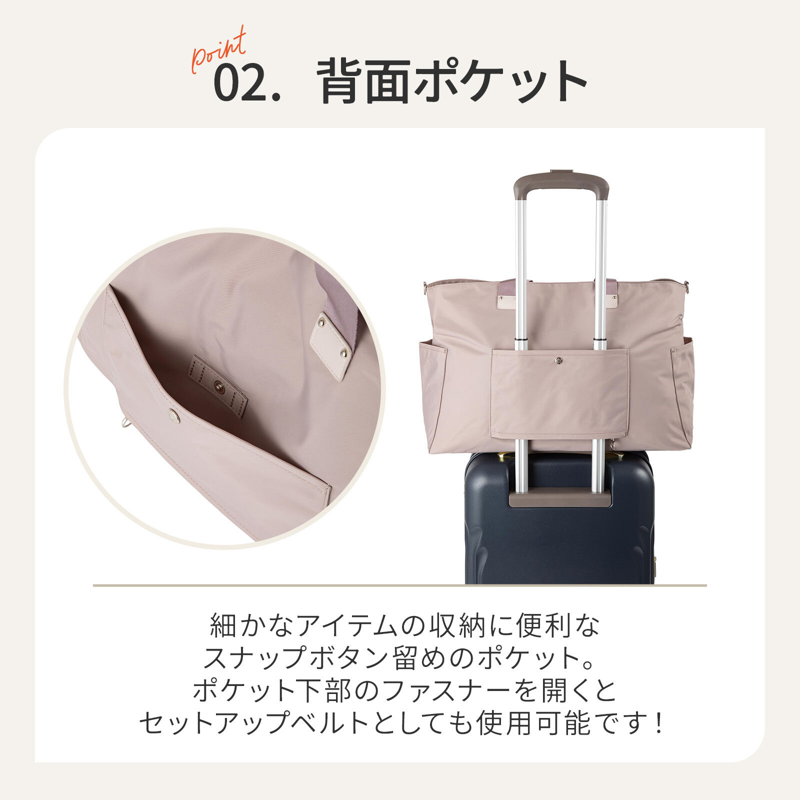 Kanana project「Kanana project／カナナプロジェクト タッセル ボストンバッグ 68875 バッグ EC限定 旅行 大容量」|ボストンバッグ|