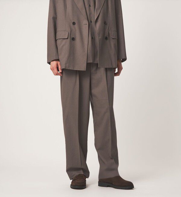 UNITED ARROWS green label relaxing「TR 和紙 2プリーツ スラックス W4」|スラックス|MOCA