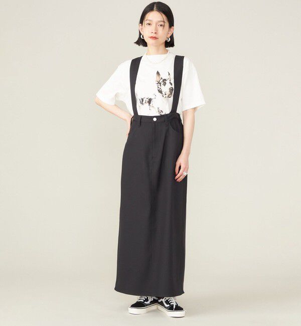 SHIPS for women「SHIPS NINE CASE:〈手洗い可能〉サスペンダー スカート ◇」|スカート|