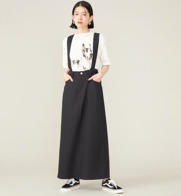 SHIPS for women「SHIPS NINE CASE:〈手洗い可能〉サスペンダー スカート ◇」|スカート|
