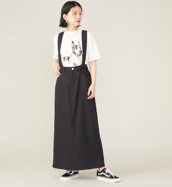 SHIPS for women「SHIPS NINE CASE:〈手洗い可能〉サスペンダー スカート ◇」|スカート|